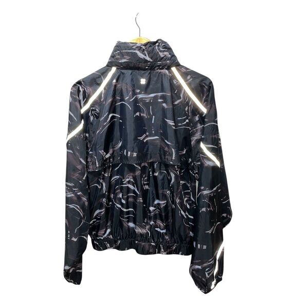 Sweaty Betty Reflective Water Resistant Pack Away Jacket Size 8-10 Full Zip - Picture 5 of 13